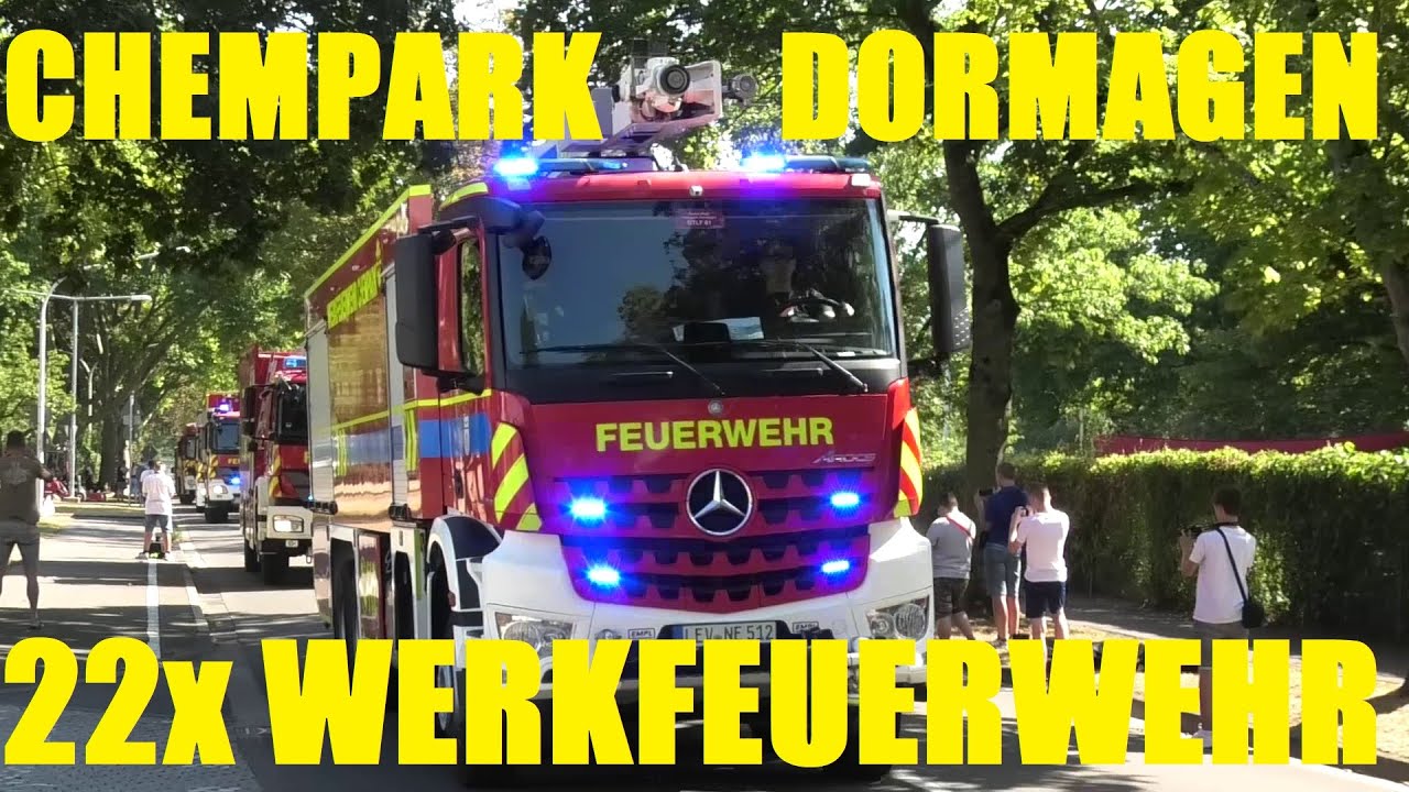[WERKFEUERWEHR CHEMPARK] 22x GEILE FAHRZEUGE Werkfeuerwehr Chempark Dormagen #MontisEinsatzfahrten