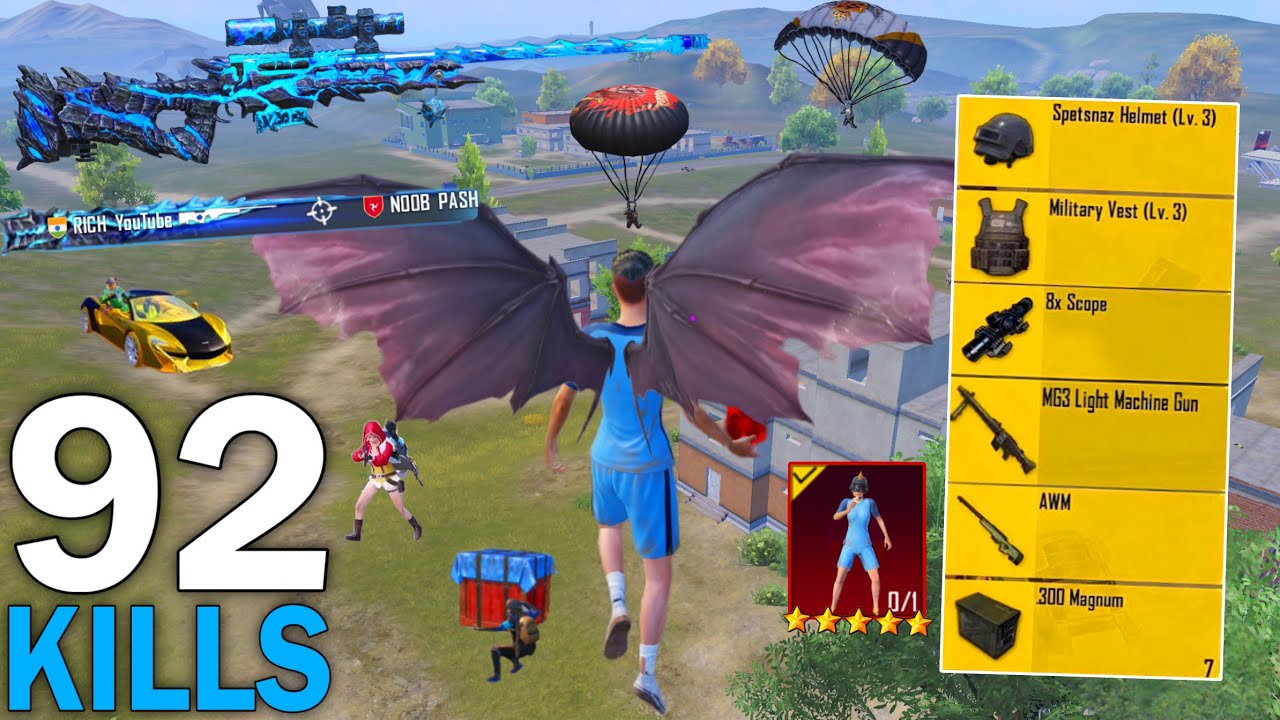 OMG! 😨92 KILLS in 3 MATCHES 🥵SOLO VS SQUAD | Pubg mobile 🔥
