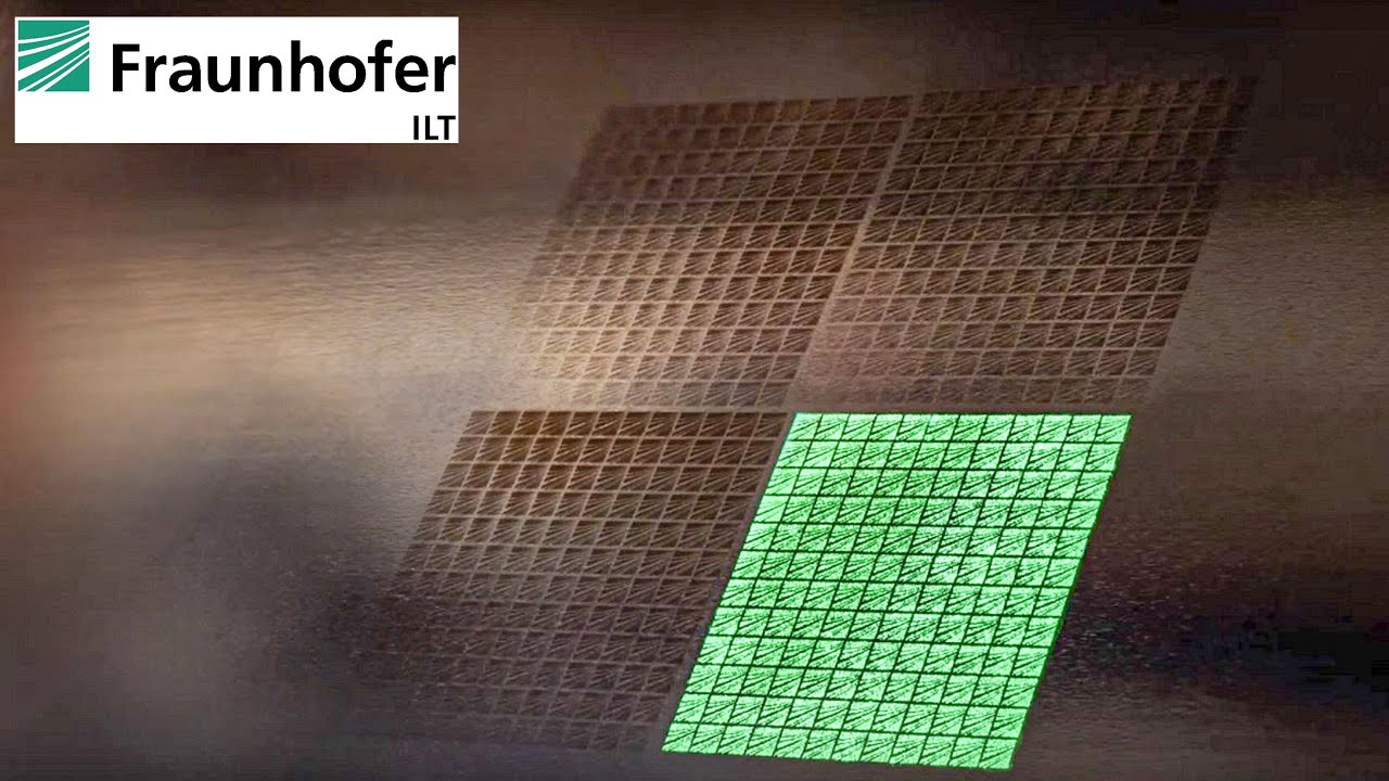 12,000 holes per second with 1 µm diameter