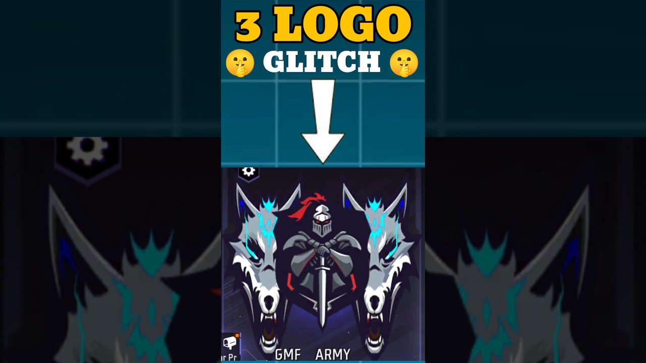Free Fire New 3 Guild Logo Glitch 🤫 | #shortsfeed #freefire #shorts
