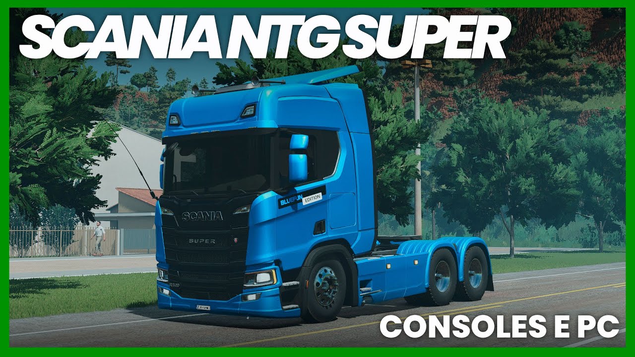 NOVO* SCANIA SUPER COM SOM REALISTA PARA CONSOLES E PC NO FS25!