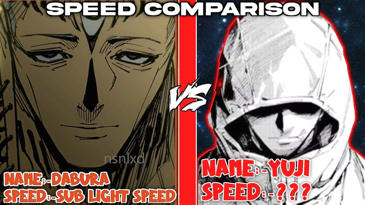DABURA VS YUJI SPEED COMPARISON WHO WILL WIN??