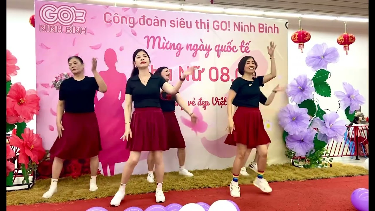 Dân vũ Mùa xuân ơi em đừng đu nhé  - nhóm nhảy Đam mê Ninh Bình 