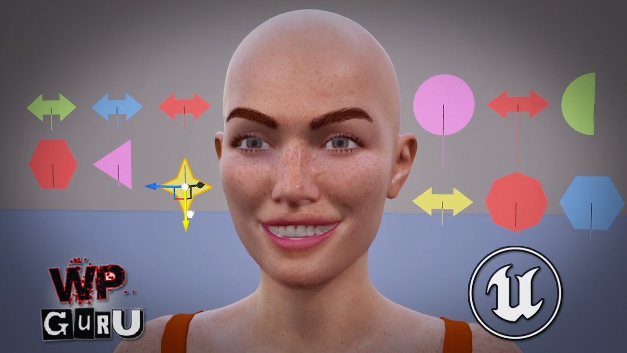 Управление целями морфинга с помощью Control Rig в Unreal Engine