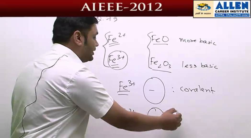 AIEEE-2012 Video Solution , Chemistry ( Code-D) -Question No.79, 87  By Ashish Bansal Sir