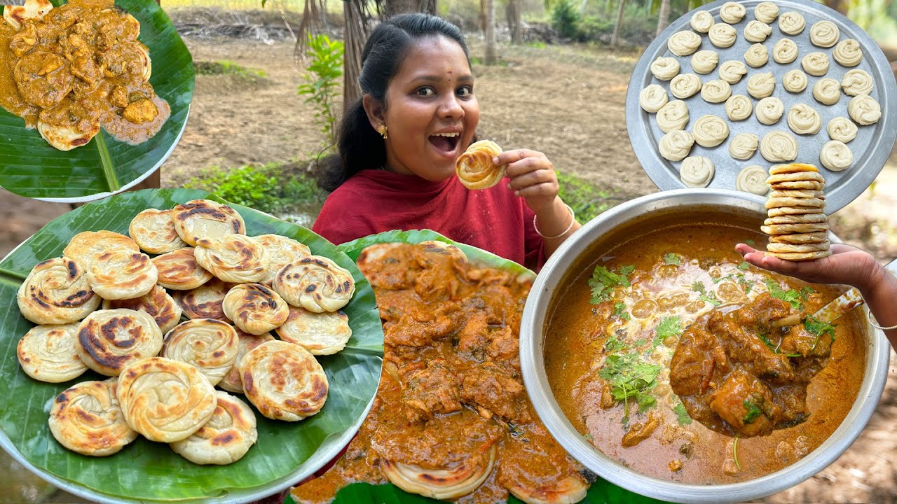 COIN PAROTTA CHICKEN SALNA | காயின் பரோட்டா சுவையான சிக்கன் சால்னா செய்முறை | Parotta Chicken Gravy