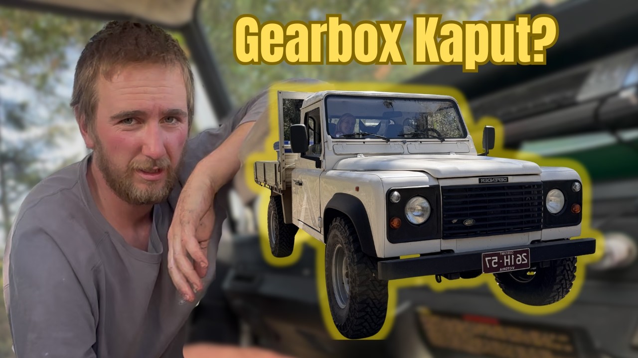 Classic Landrover... (stuck with an oil leak)