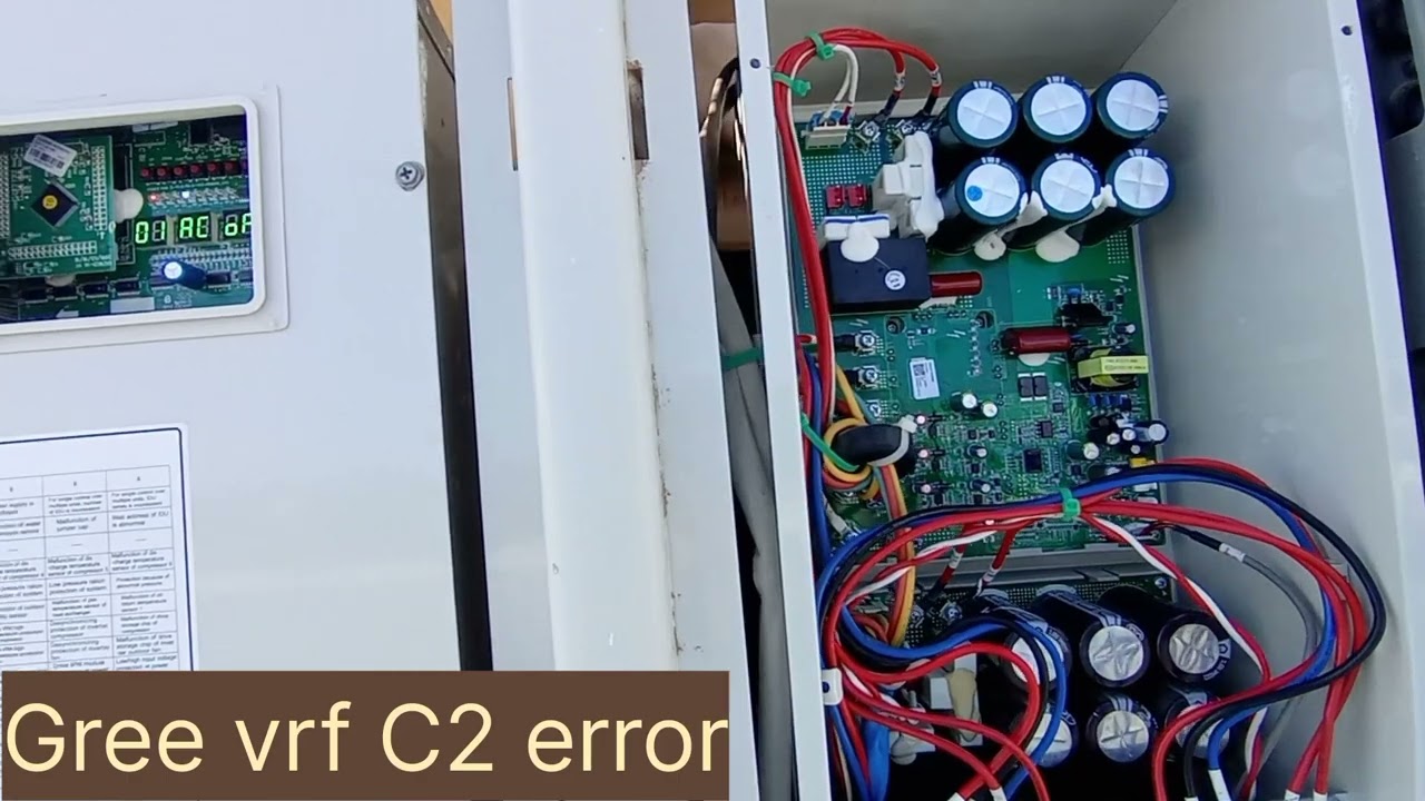Gree vrf c2 error solve. #dnugkfacts #electrical #hvac