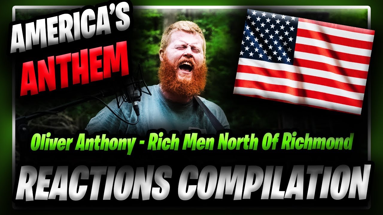 Compilation of Couples Reacting to  #1 song in America! Oliver Anthony - Rich Men North Of Richmond