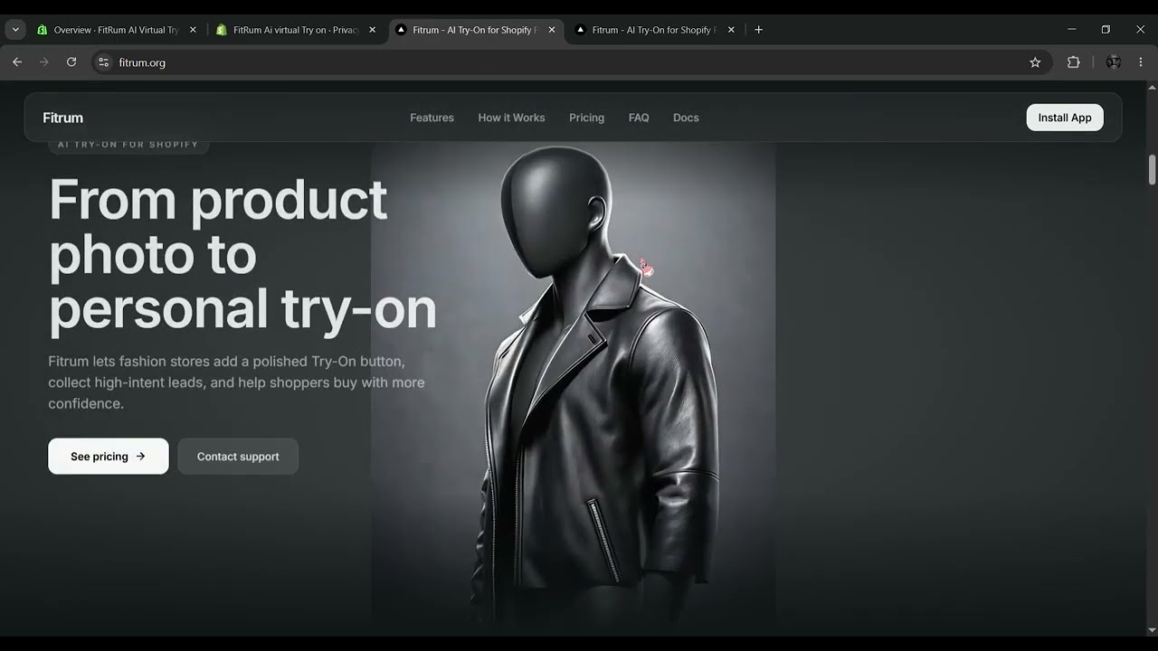 FitRum Virtual Try on || Shopify app