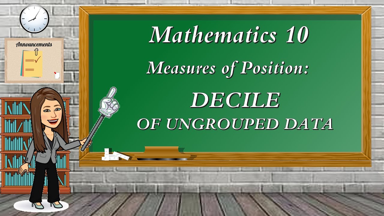 Decile Of Ungrouped Data Tagalog