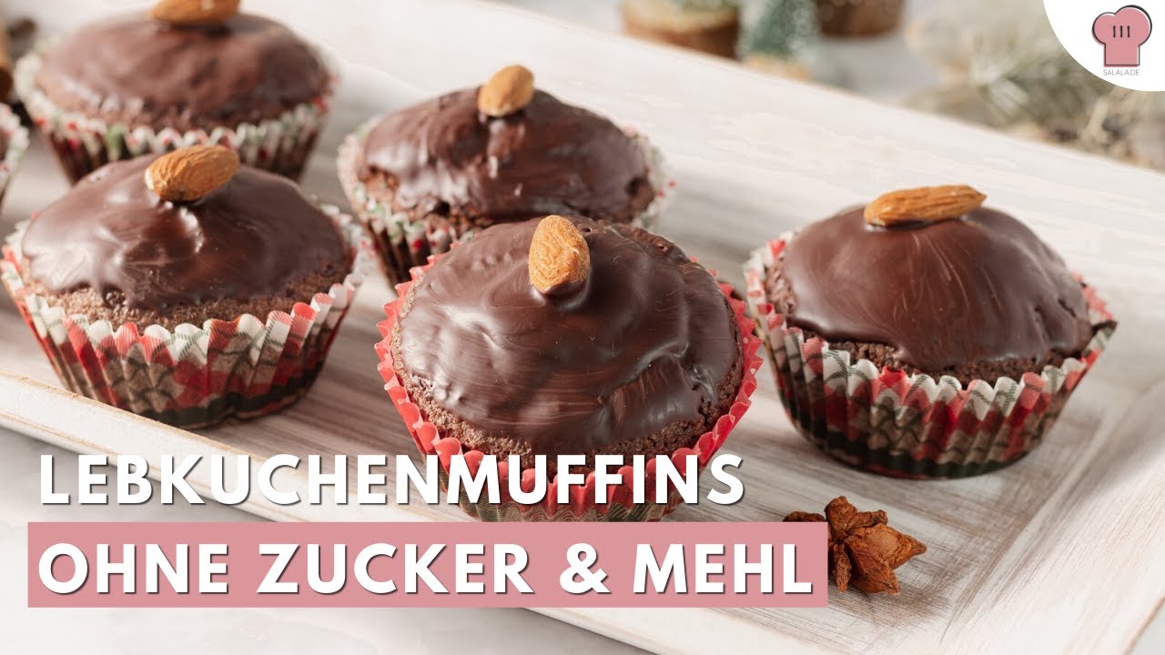Diese zuckerfreien Lebkuchenmuffins musst du  unbedingt backen 🎁 #LowCarbBaking