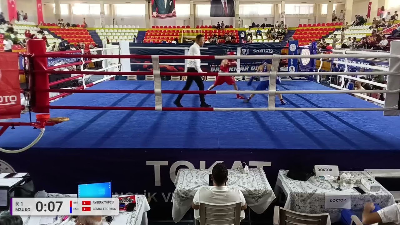 AYBERK TOPÇU - CEMAL EFE PARS TÜRKİYE BOKS FEDERASYONU ALT MİNİKLER FERDİ BOKS ŞAMPİYONASI TOKAT2025