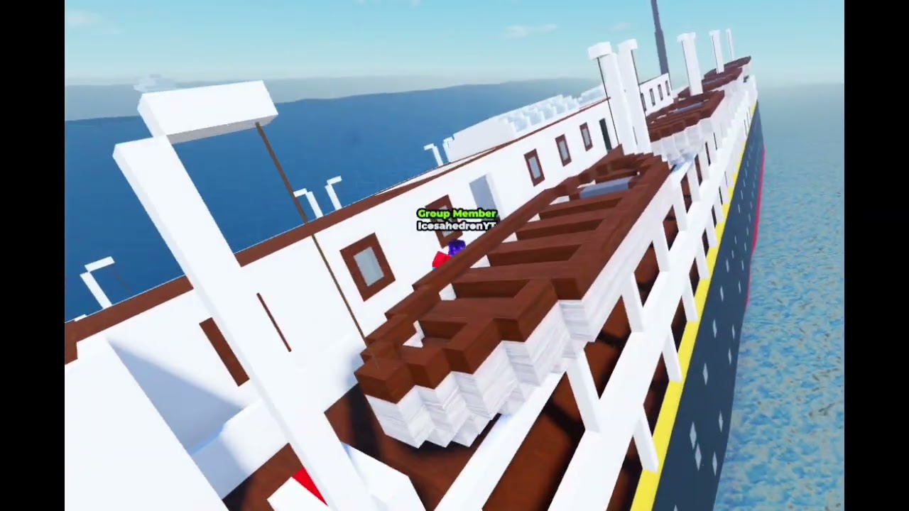 ship in a ocean simulation 