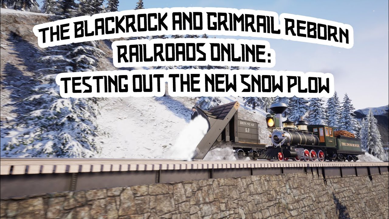 Testing out the Snow Plow on Railroads Online
