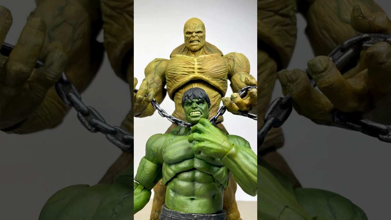 Figura de ABOMINACI&Oacute;N del incre&iacute;ble HULK #marvel #toys #shorts #viral #hasbro #figurasdeaccion