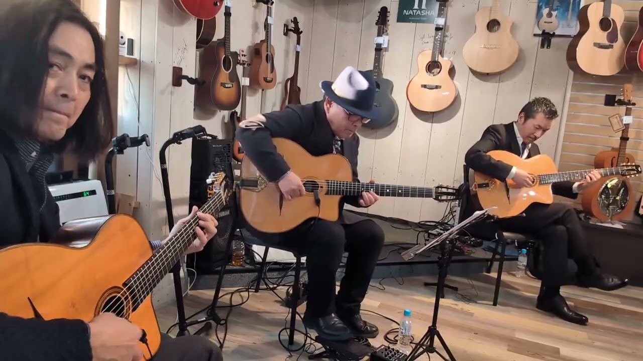 「Troublant Bolero」Yoshifumi Yamamoto × Hiroshi Araki × Tomoki Inoue 2025.12.28.@Guitar Trailer