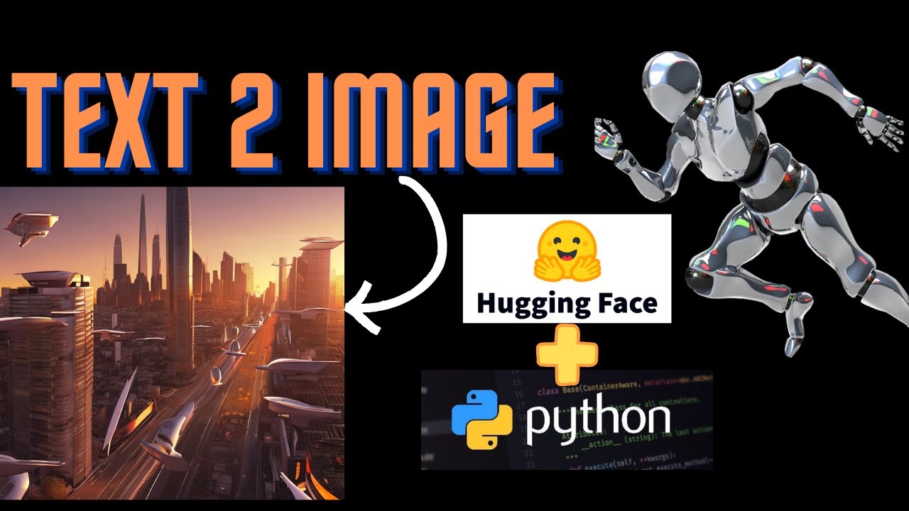 Text 2 Image Application under 5 mins (Python + Huggingface)