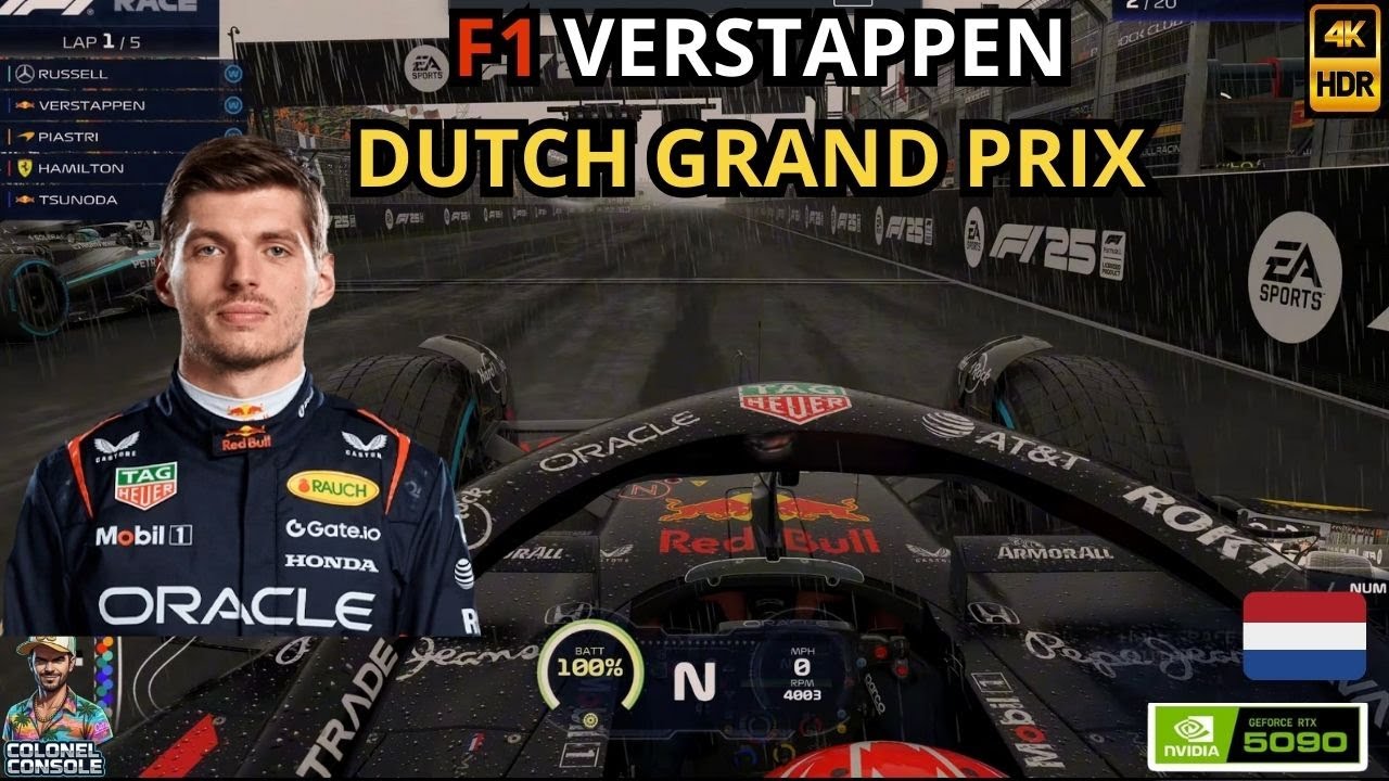 HOME HERO: Max Verstappen Dutch GP | F1 25 Ultra 4K PC