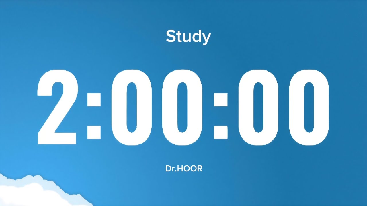 6 Hours study Timer🕖|Pomodoro 120/10| ست ساعات من الانجاز مع تلاوة القران الكريم💙✨️