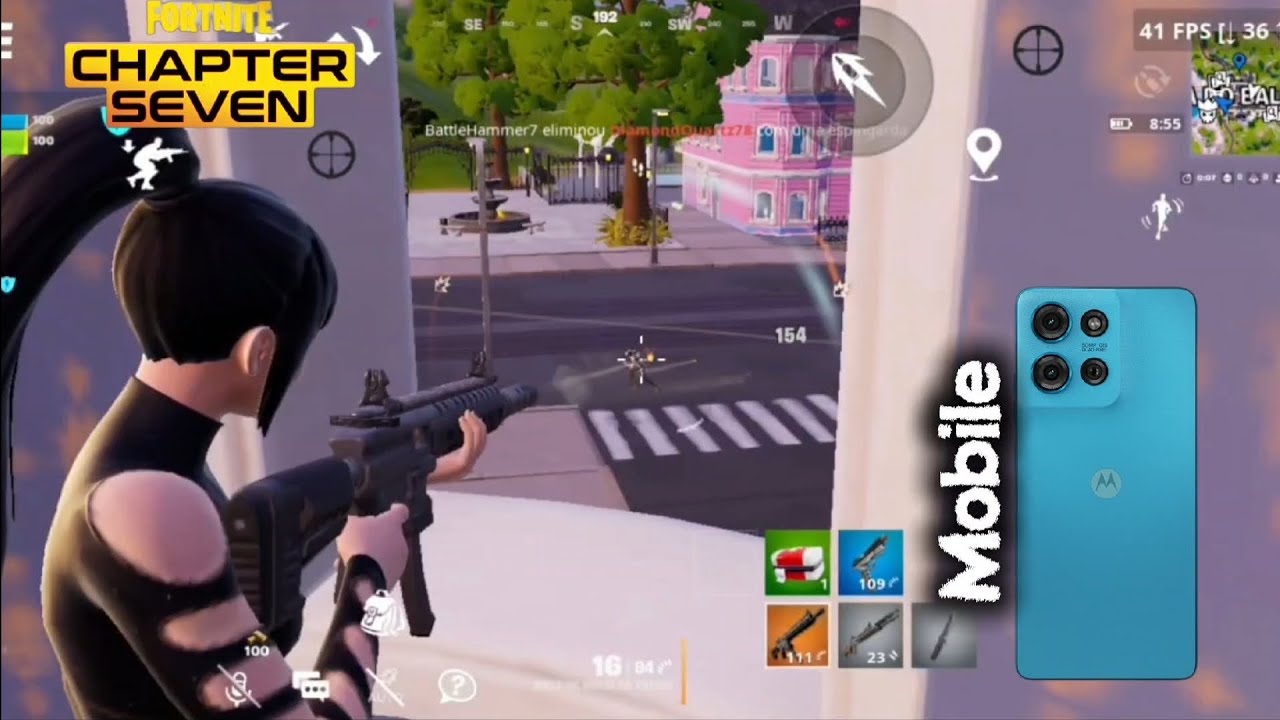 GAMEPLAY NO G75 FORTNITE MOBILE: 60 FPS