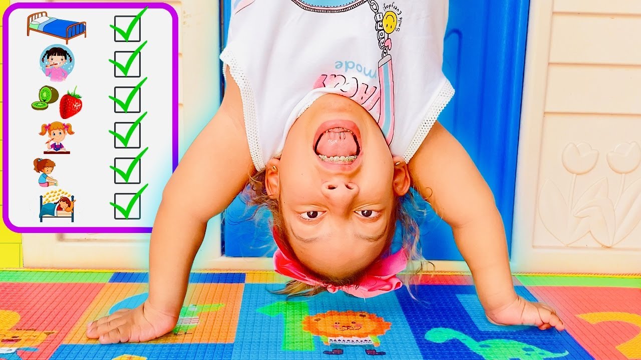 MC Divertida aprende lista de responsabilidades para crianças com papai | Learn and Play Kids Video