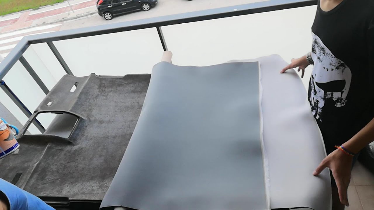 AUDI A4 CÓMO TAPIZAR EL TECHO DE TU COCHE / HOW TO UPHOLSTER THE ROOF OF YOUR CAR con detalles