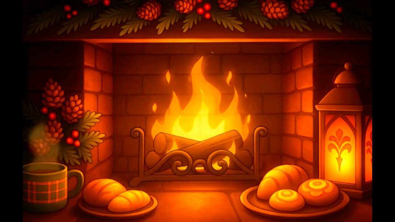 Cozy Kids Fireplace | 1 Hour Calming Crackling Fire for Bedtime & Relaxation