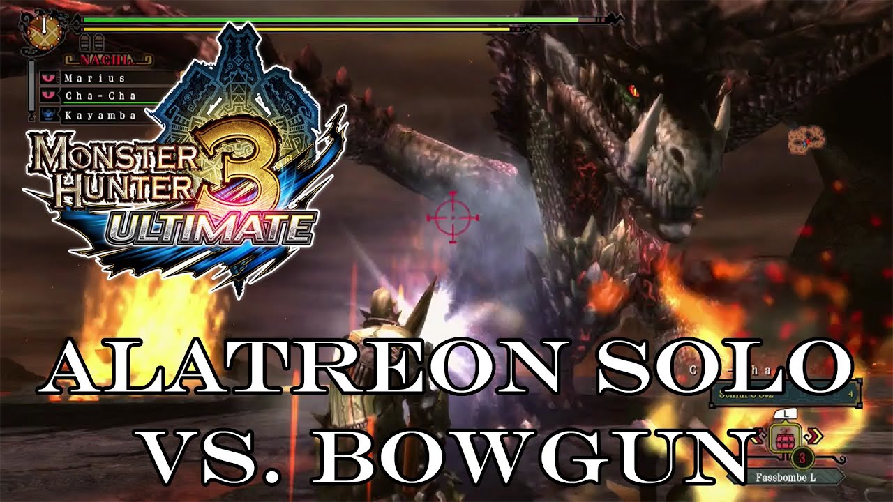 『MH3U | MH3G』Village Alatreon (Solo/Light Bowgun) 6:39