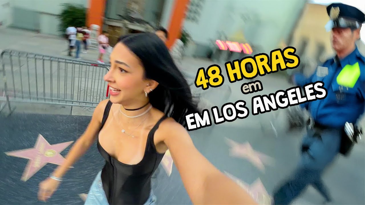 TIVEMOS QUE CORRER DA POLÍCIA EM LOS ANGELES !! 48 HORAS COMIGO | Luluca