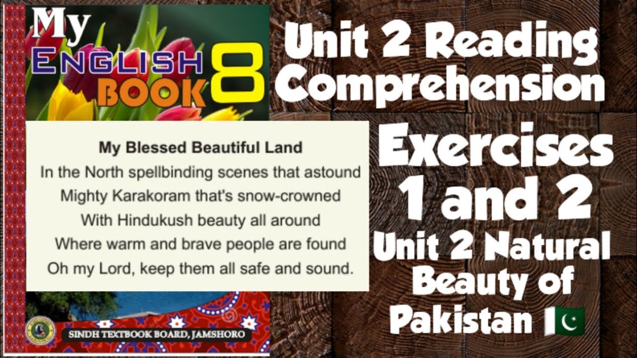 English Class 8th Unit 2 Reading - Exercises 1 & 2