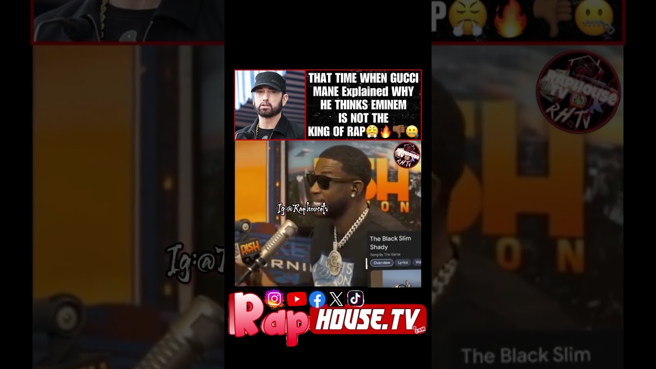 Тот случай, когда Gucci Mane объяснил, почему он считает Эминема не королём рэпа😤