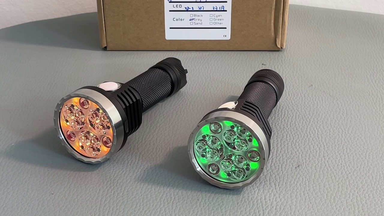 Noctigon K9.3 7500 Lumen 2 Kanal LED Taschenlampe -  Kurzvorstellung