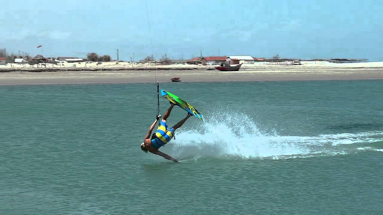 Kitesurfing Technique - Front Roll Hand Wash Transition