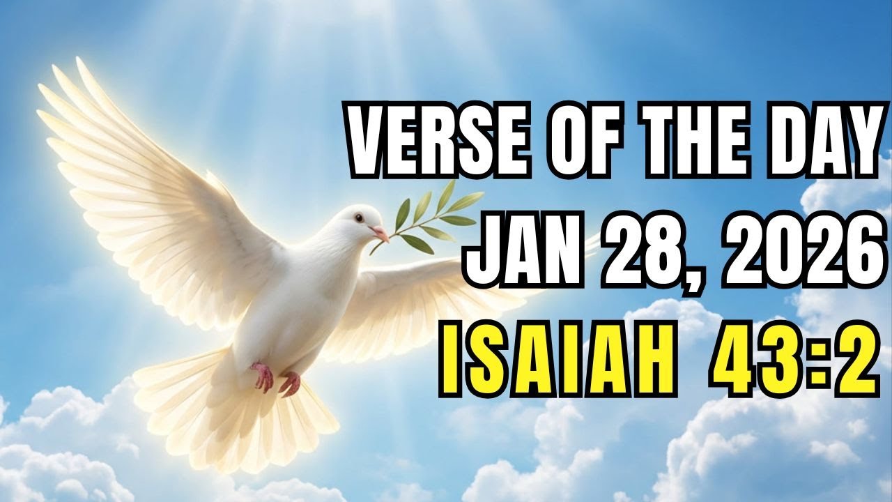 Verse of the day, 28 January, 2026 (Isaiah 43:2)
