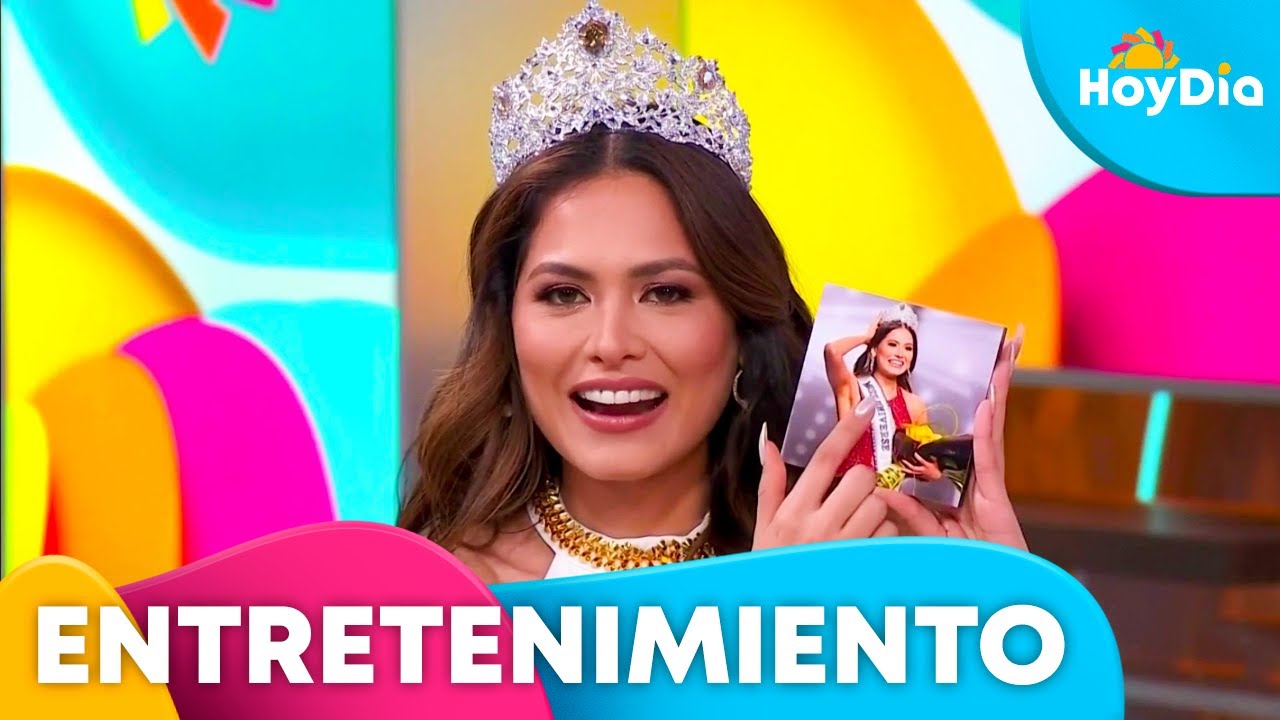 Andrea Meza recibe una réplica de la corona de Miss Universo | Hoy Día | Telemundo