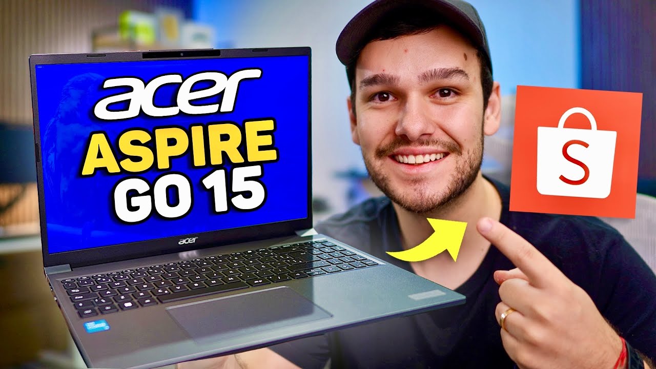 COMPREI um NOTEBOOK ACER ASPIRE GO 15 na SHOPEE (ME SURPREENDEU)