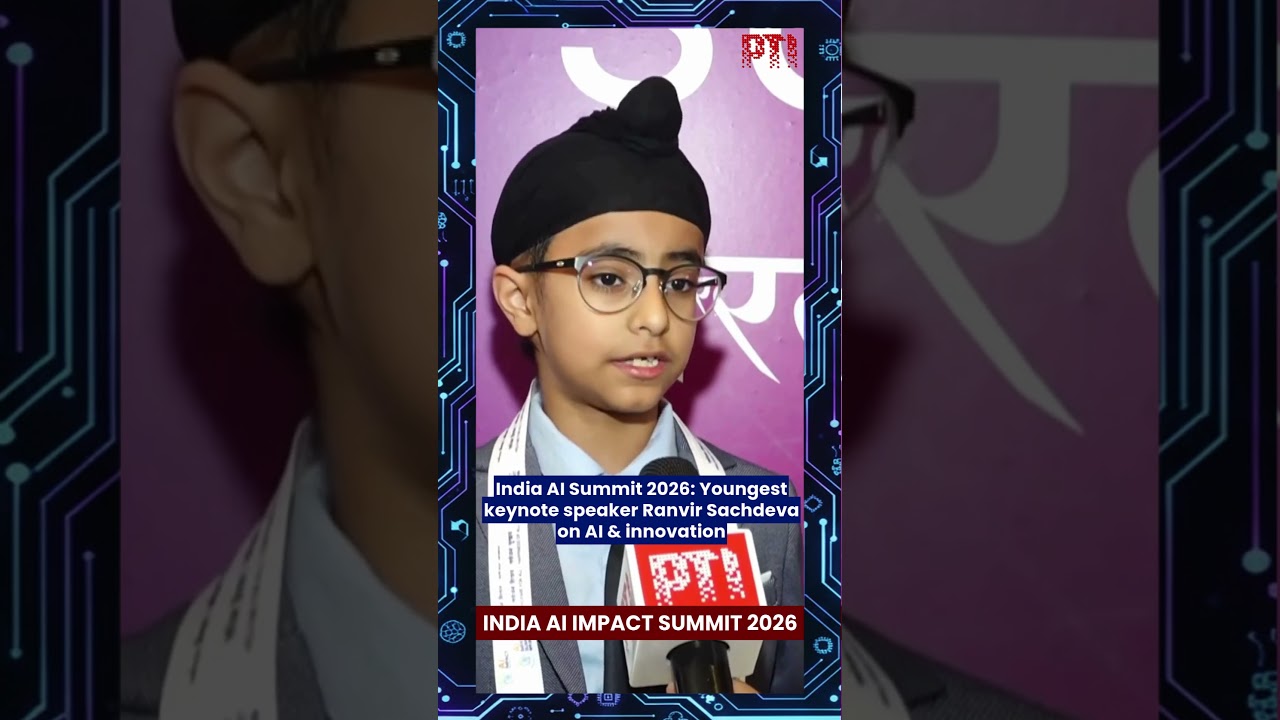 India AI Summit 2026: Youngest keynote speaker Ranvir Sachdeva on AI & innovation