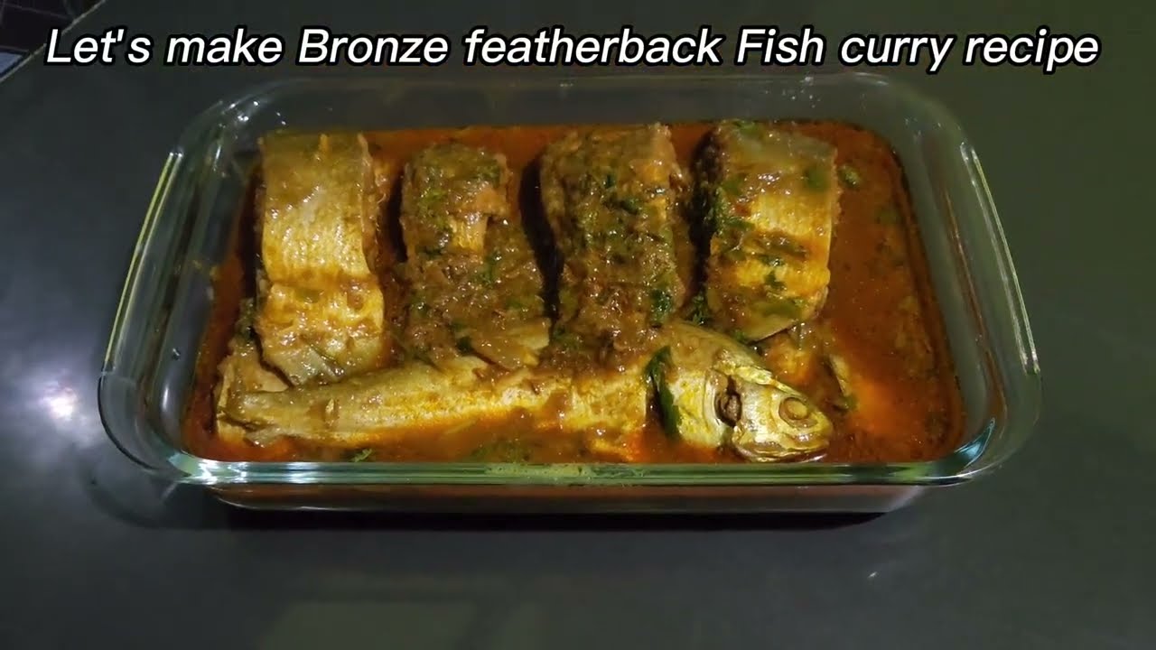 Bronze Featherback Fish curry recipe #food #foodpassion @AnuwaraKitchenn 