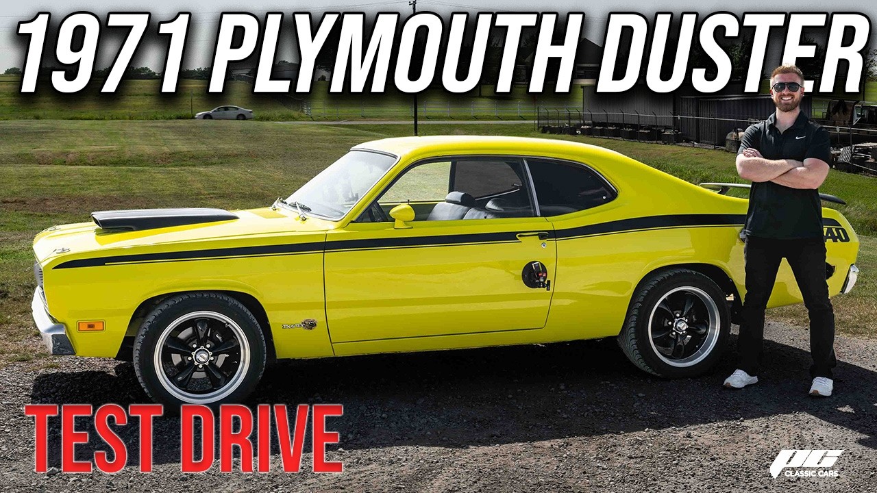 ПРОДАНО: Тест-драйв Plymouth Duster 1971 года, двигатель 340, 4-ступенчатая МКПП