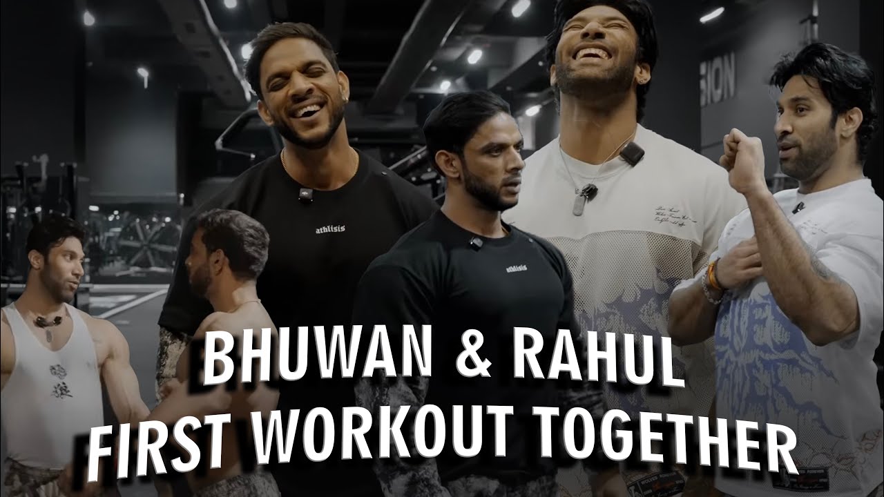 SHOULDER WORKOUT AT THE INDIAN MECCA OF FITNESS | Bhuwan and Rahul