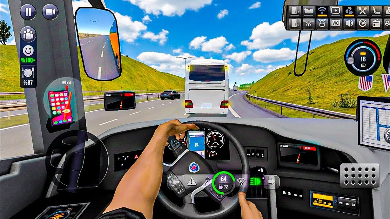 🚍🔥 Bus Simulator Ultimate | NEW Scania S516 2026 Extreme Highway Driving on China Roads 😱🔥 #ahtplayz