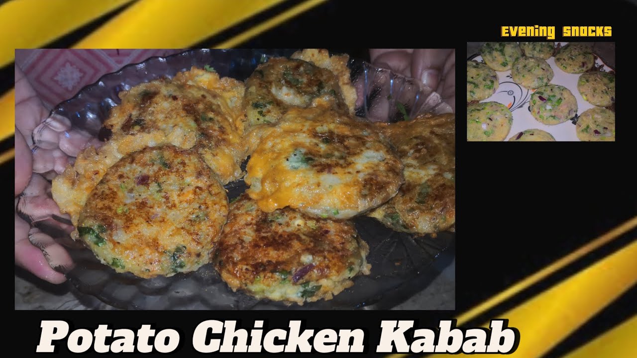Potato Chicken Kabab Recipe || Evening Snacks || Life With Afshan ☆