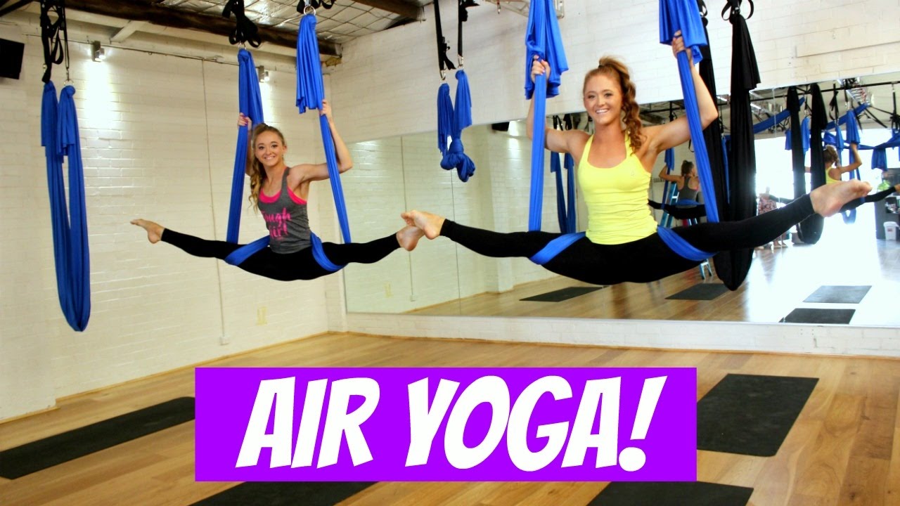 AIR YOGA! First time!