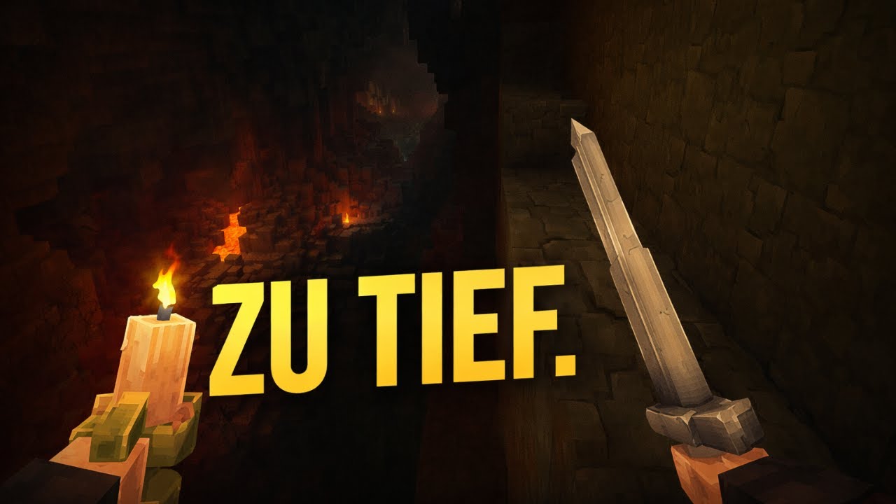 Ich gehe tiefer in die Höhlen als geplant… | Hytale First Try #4