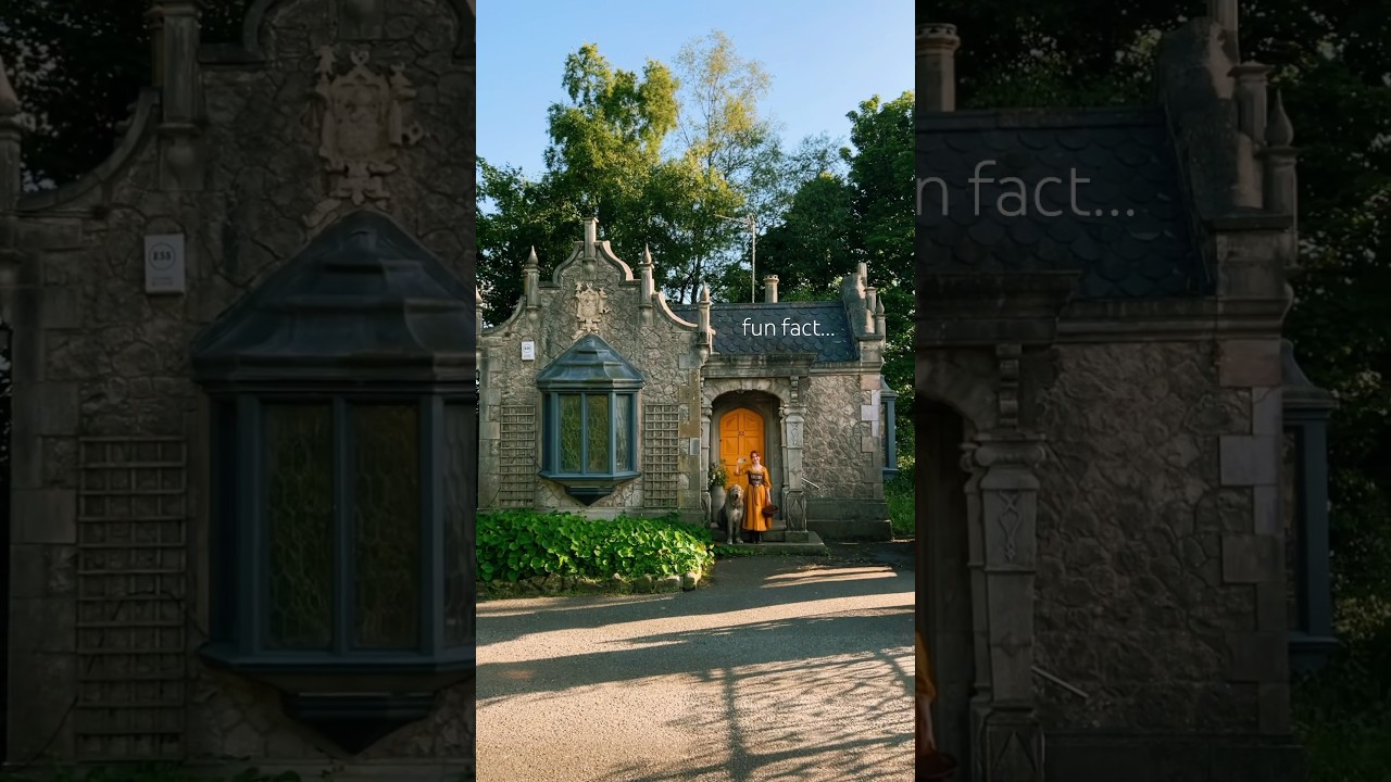 most gatehouses were built as a set #gatehouse #tinyhome #architecture #oldhouse #historichouse