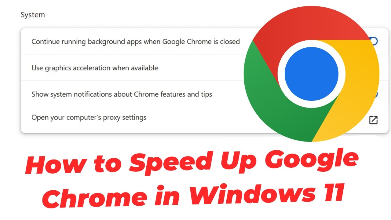 Как ускорить работу Google Chrome в Windows 11