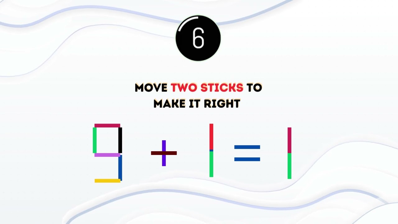 Move 2 Sticks to Make This Right 😳🧠 | Can You Solve It?