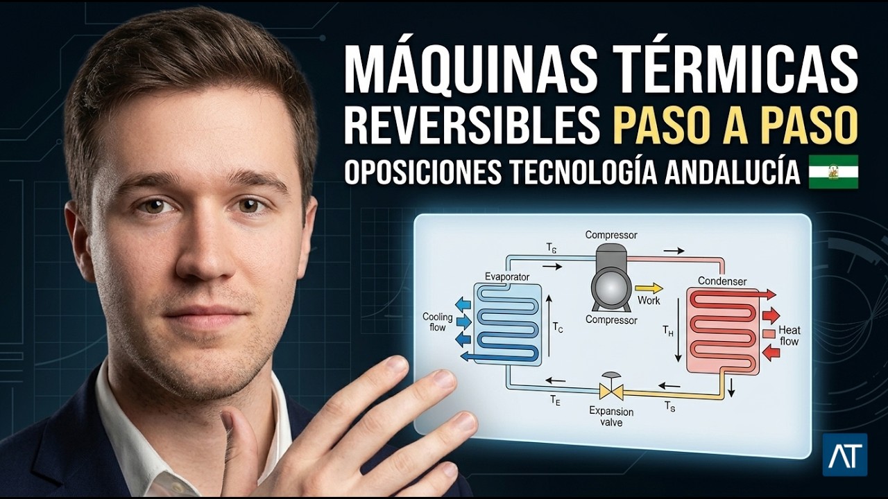 Oposiciones Tecnología Andalucía | Máquinas Térmicas Reversible (Máquina Frigorífica + Bomba Calor)