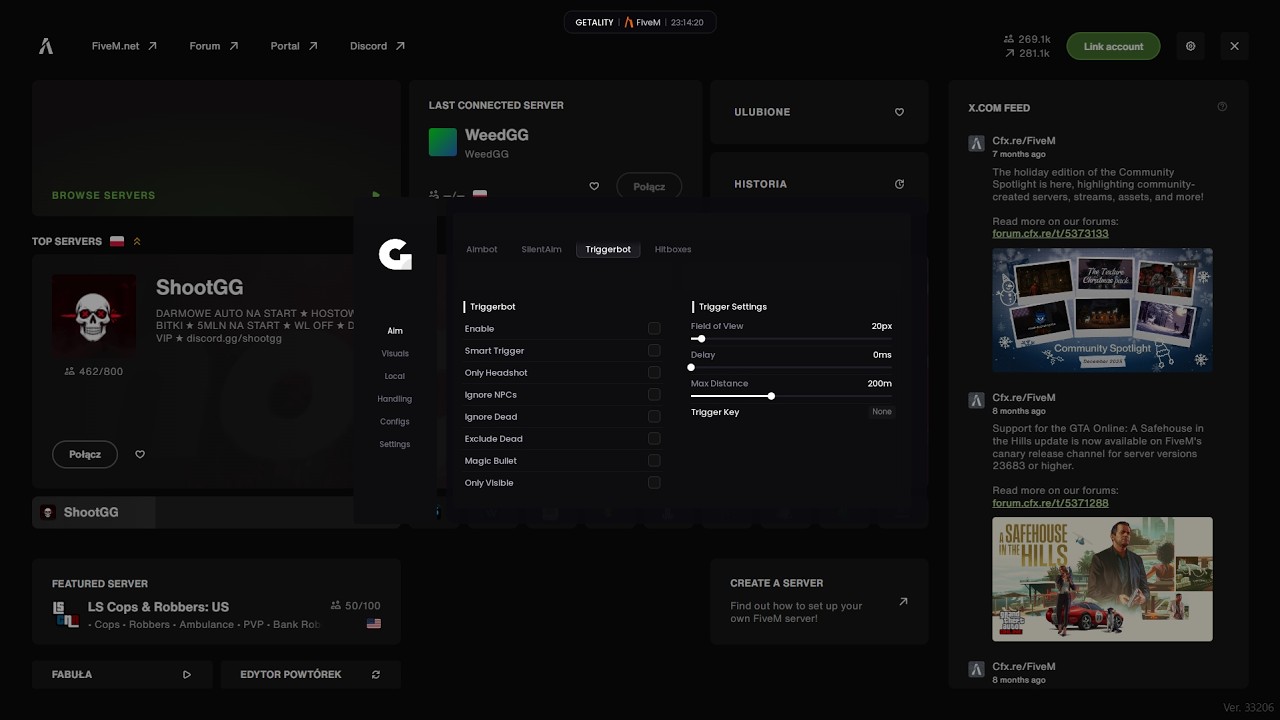 Getality Cracked | Fivem free cheat
